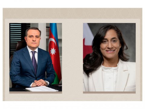 Ceyhun Bayramov kanadalı həmkarı ilə DANIŞDI