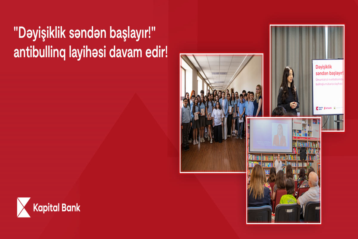 18 nömrəli tam orta məktəbdə bullinqə qarşı maarifləndirmə sessiyaları keçirildi