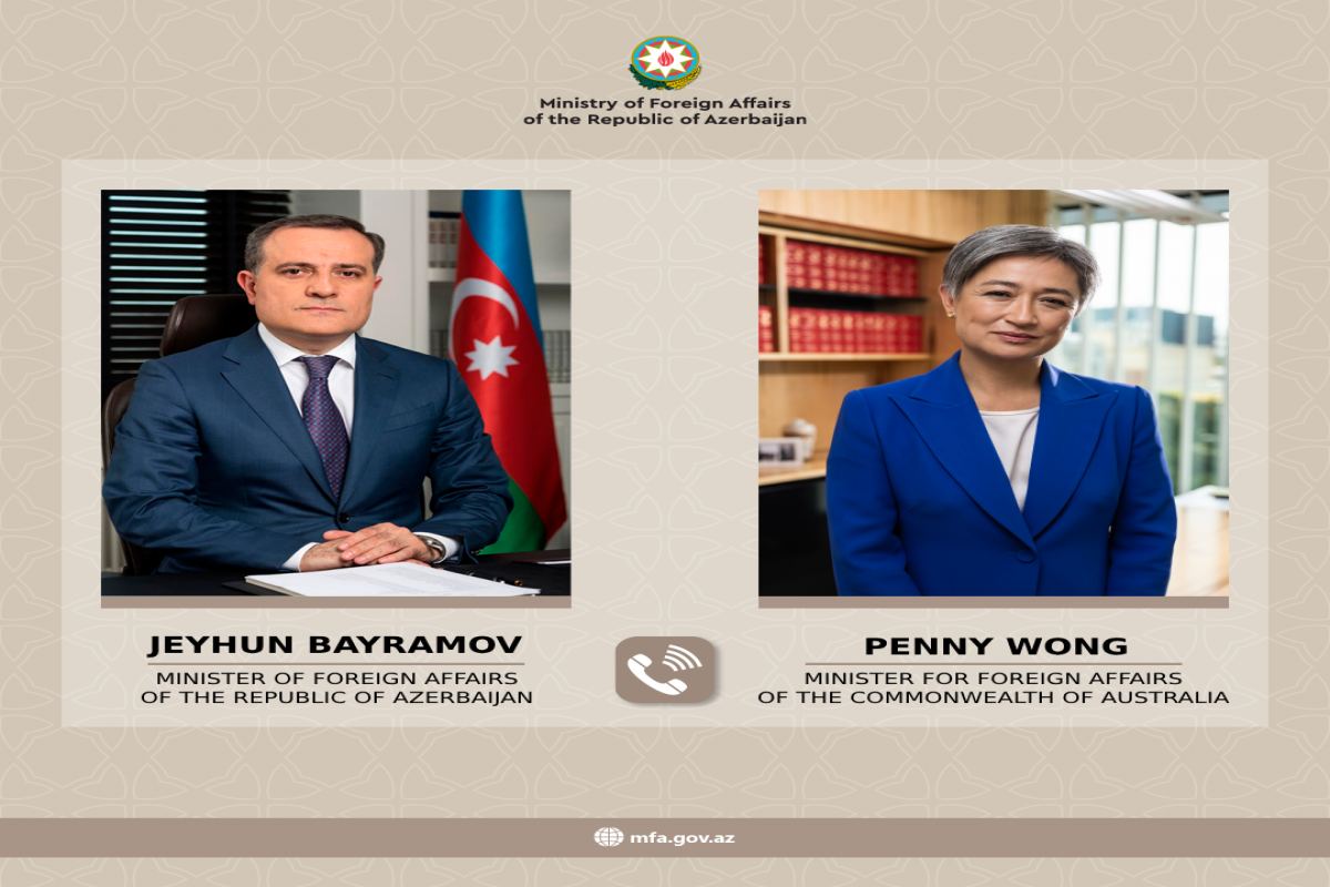 Avstraliyanın xarici işlər naziri Ceyhun Bayramova zəng etdi