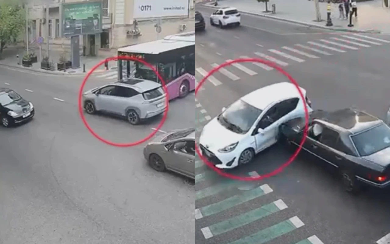 Bakıda baş verən qəzalar&nbsp;- VİDEO