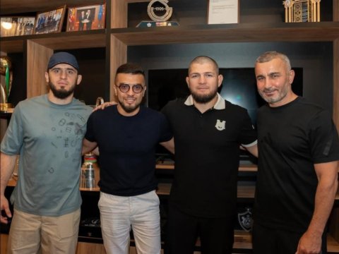 Həbib Nurməhəmmədov Qurban Qurbanovla görüşdü - FOTO