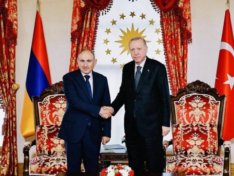 Ərdoğanla Paşinyanın görüşü başa çatdı - Nələr müzakirə edildi?