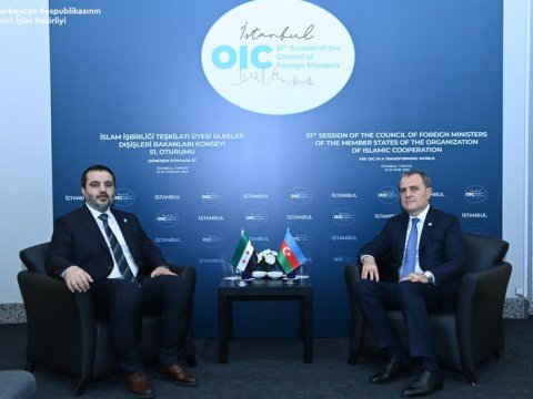 Bayramov suriyalı həmkarı ilə İran-İsraili MÜZAKİRƏ ETDİ