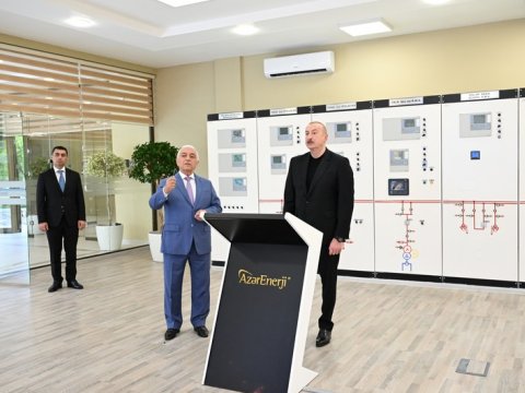 &ldquo;Yevlax&rdquo; qovşaq yarımstansiyasının açılışı oldu