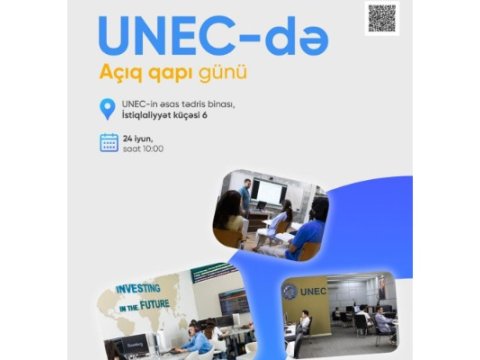 UNEC-də abituriyent və valideynlər üçün&nbsp;&ldquo;Açıq qapı&rdquo; günü keçiriləcək