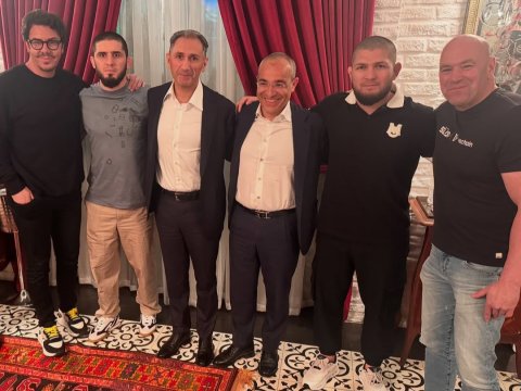 Həbib Azərbaycan nazirləri ilə FOTOSUNU paylaşdı