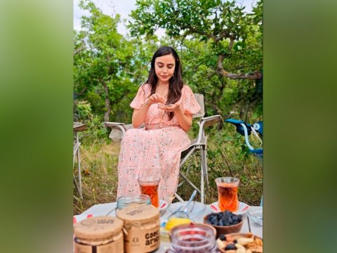 Leyla Əliyeva Xızıdan paylaşım etdi