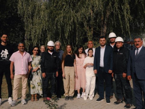 Leyla və Arzu Əliyevalar Altıağac Milli Parkında -&nbsp;FOTOLAR