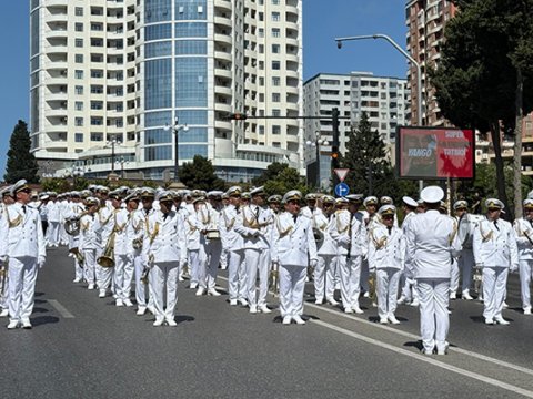 Bakı, Gəncə, Xankəndi və Laçında hərbi yürüşlər KEÇİRİLİR - VİDEO
