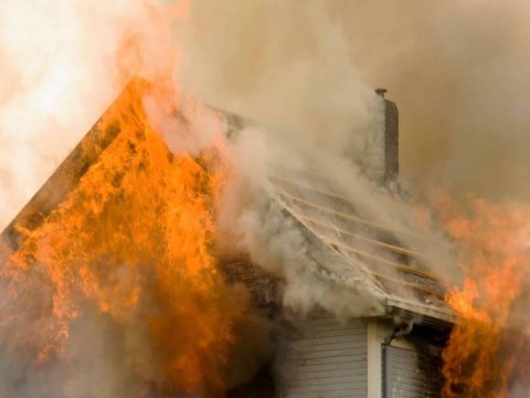 Tərtərdə tövlə yandı - 3 inək tələf oldu