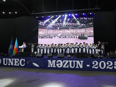 UNEC-dən 6 mindən çox tələbə məzun oldu - FOTO