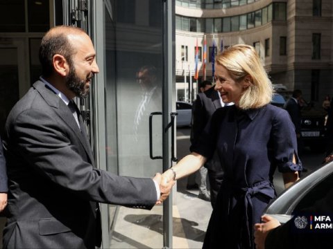 Mirzoyan İrəvanda Kaya Kallasla görüşdü