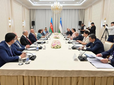 Sahibə Qafarova Özbəkistan Ali Məclisi Senatının sədri ilə görüşdü - FOTO