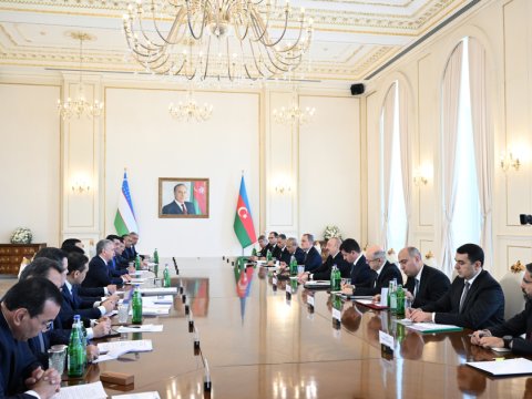 Azərbaycan-Özbəkistan Ali Dövlətlərarası Şuranın iclası keçirildi
