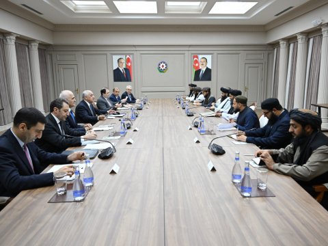 Əli Əsədov Əfqanıstan Baş nazirinin müavini ilə görüşdü - GÖRÜNTÜ