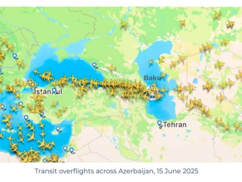Gündəlik 110 əlavə uçuş Azərbaycan üzərindən keçib