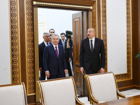 Özbəkistan&nbsp;səfirliyinin yeni binası&nbsp;açıldı - FOTOLAR