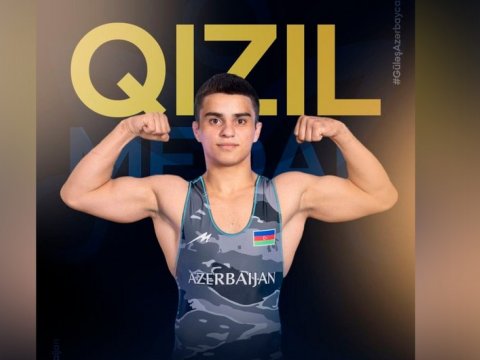 Güləşçimiz Avropa çempionu oldu