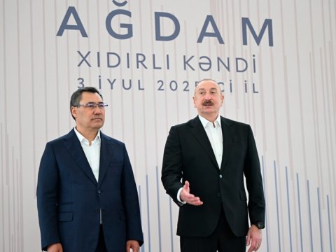 Bu, qırğız xalqının qəlbindən, ürəyindən gələn köməkdir - İlham Əliyev