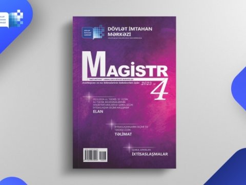 “Magistr” jurnalının 4-cü nömrəsi nəşr olundu