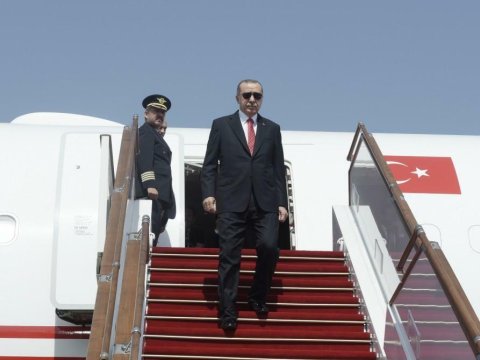 Ərdoğan Xankəndiyə gəldi
