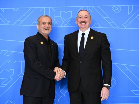 Pezeşkian İlham Əliyevə təşəkkür etdi - FOTO