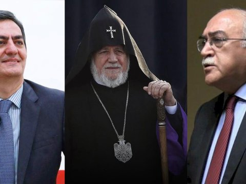 İsa Qəmbər, Əli Kərimli və Ermənistan keşişləri