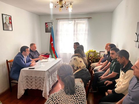 Mahir Süleymanlı Şabranda vətəndaşlarla görüşdü