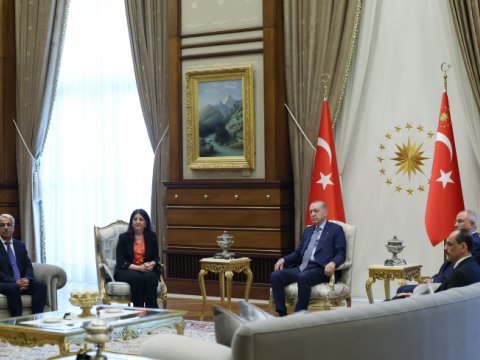 Ərdoğan Öcalanın nümayəndələrini qəbul edib - Yenilənib