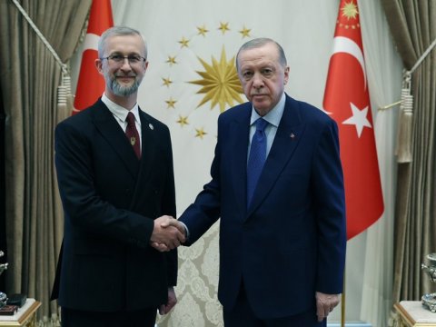 Nəriman Cəlalov Ərdoğanın qəbulunda