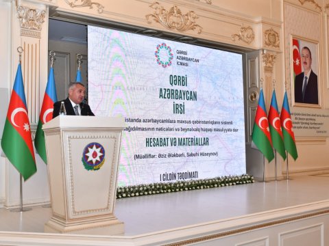 Abşeronda &ldquo;Qərbi Azərbaycan İrsi&rdquo; kitabının təqdimetmə mərasimi -&nbsp;FOTOLAR