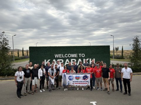 Beynəlxalq səyyahlar Füzulidə - GÖRÜNTÜLƏR