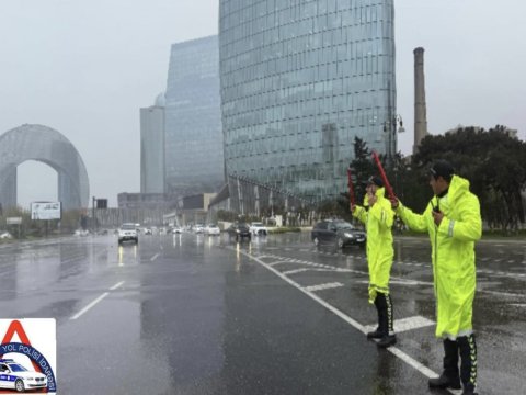 DYP-dən hava şəraiti ilə bağlı sürücülərə müraciət