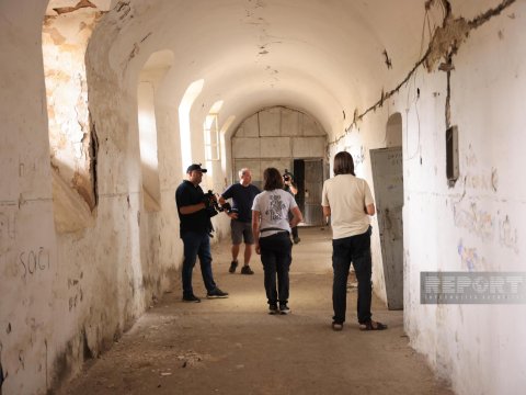 Beynəlxalq səyyahlar Şuşa türməsində - GÖRÜNTÜLƏR