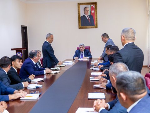 İcra başçısı müşavirə keçirdi - GÖRÜNTÜ