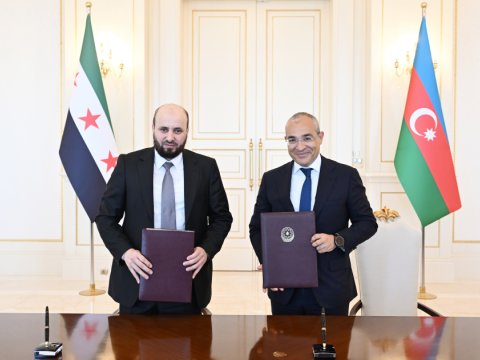 SOCAR-la Suriya Hökuməti arasında Memorandum imzalandı