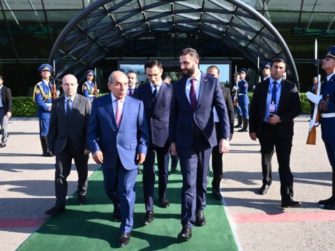 Əl Şaraanın Azərbaycana səfəri başa çatdı - FOTO