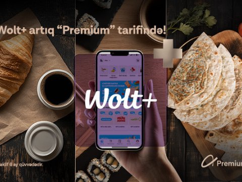 Azercell-dən &ldquo;Premium&rdquo; tarif istifadəçilərinə 6 aylıq pulsuz &ldquo;Wolt+&rdquo; abunəliyi!
