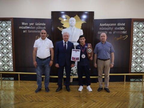 Gəncə Dövlət Universitetinin tələbəsi Avropa çempionu oldu