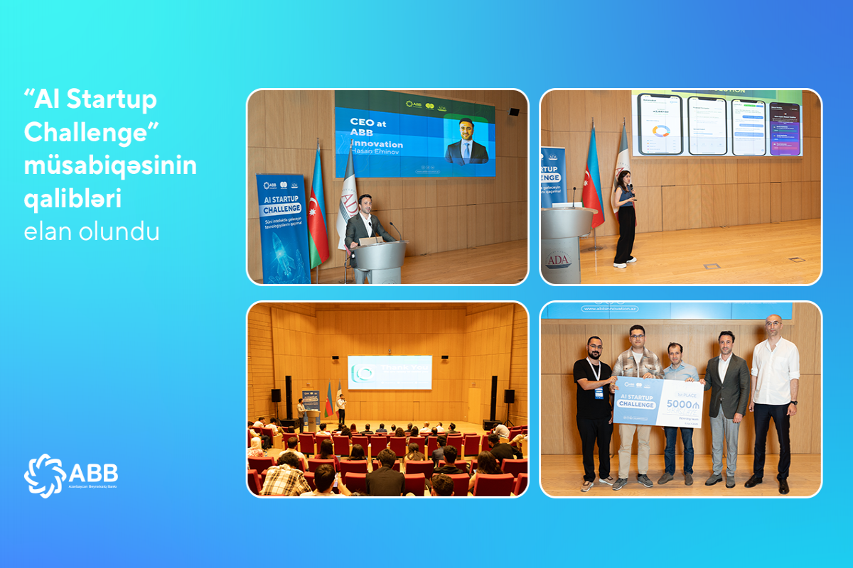&ldquo;AI Startup Challenge&rdquo; müsabiqəsinin qalibləri elan olundu