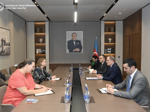 Ceyhun Bayramov səfiri qəbul edib