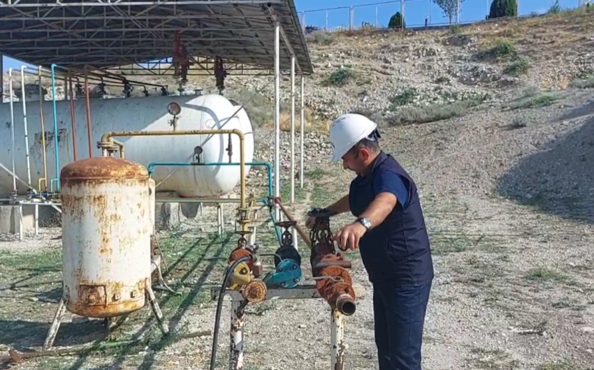 Daha bir maye qazdoldurma məntəqəsi bağlandı - VİDEO