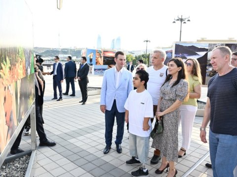 Leyla Əliyeva&nbsp;fotosərginin açılışında