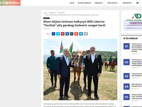 Türkmən&nbsp;mətbuatı Berdiməhəmmədovun&nbsp;səfərindən nələr yazdı...