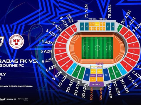 &ldquo;Qarabağ&rdquo; - &ldquo;Şelburn&rdquo;&nbsp;matçının biletləri satışda