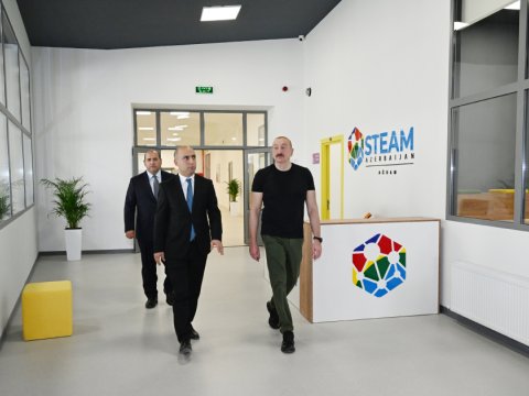 Ağdam şəhər 1 nömrəli məktəbin açılışı oldu