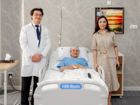Leyla Əliyeva &ldquo;Məlhəm Hospital&rdquo;da - FOTO