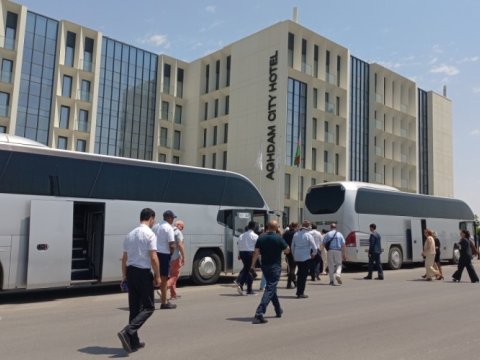 Şuşa Media Forumunun iştirakçıları Ağdamda