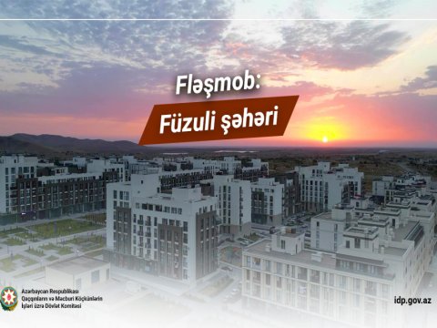 Füzulidə&nbsp;fləşmob -&nbsp;VİDEO