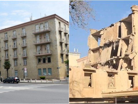 Bakıdakı məşhur hotel&nbsp;niyə sökülür? - Rəsmi CAVAB - VİDEO